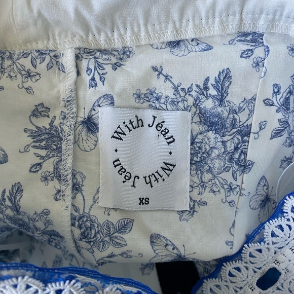 *AUTHENTIC* With Jean Sabrin Dress in Toile Papillon - Picture 12 of 15